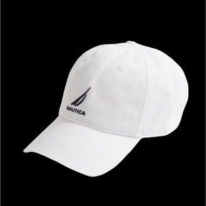 Nautica White Embroidered Cap